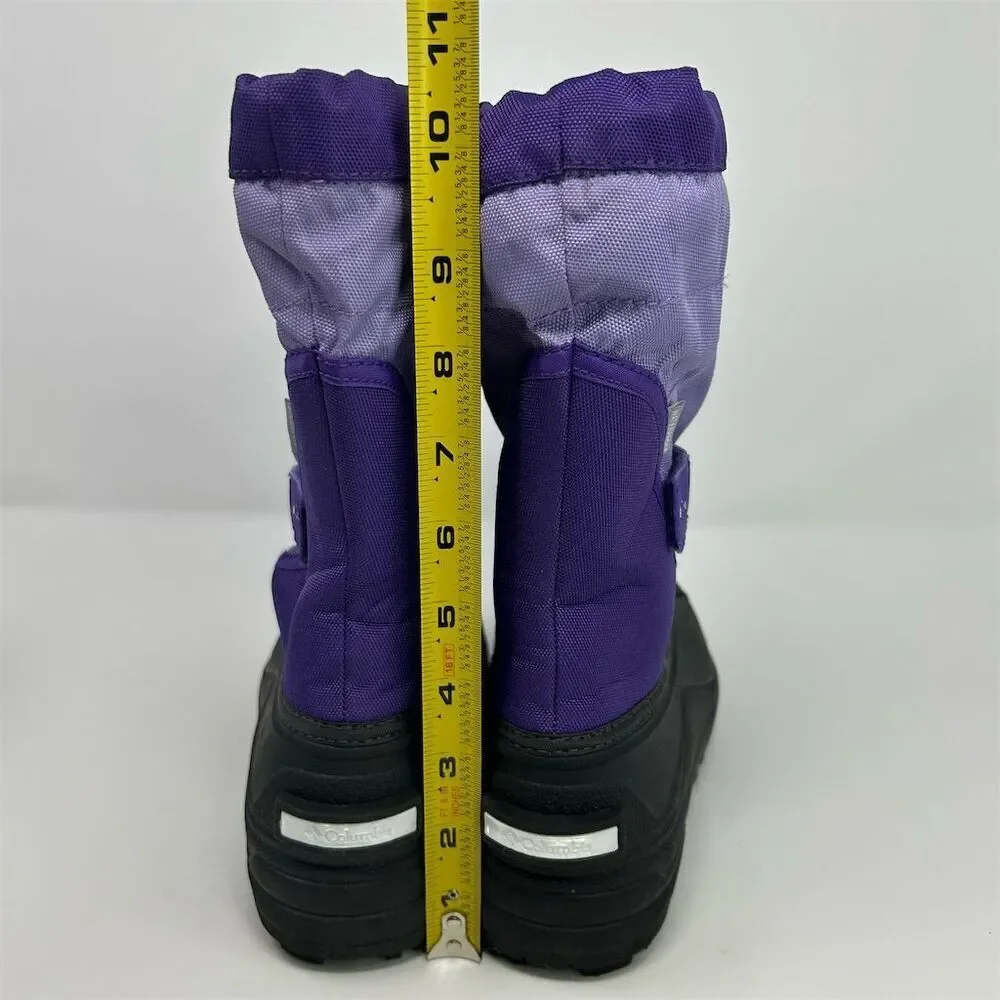 Columbia Kids Girls Snow Boots Purple Waterproof Insulated Winter Shoes Size 3